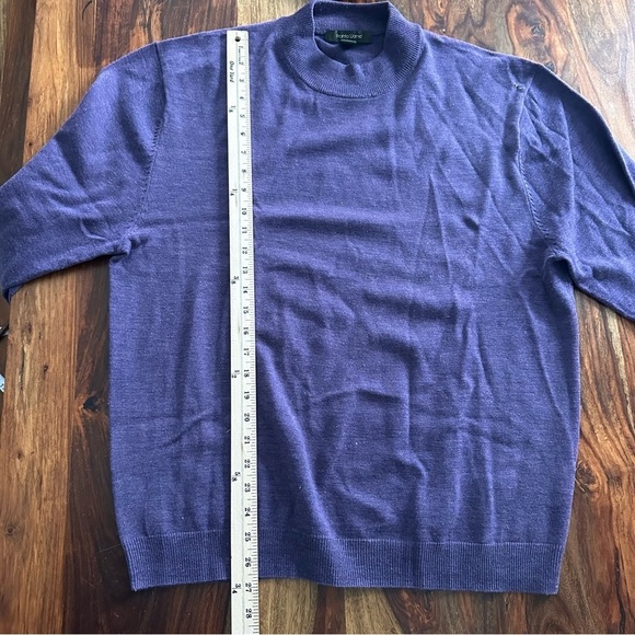 Pronto Uomo Merino Wool Sweater 2XL Italian Eggplant - Picture 3 of 7